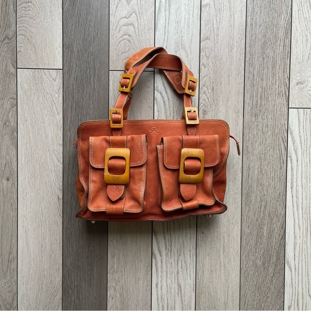 London Ania Hindmarch leather bag - Picture 2 of 13